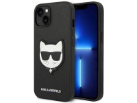 Funda Karl Lagerfeld Saffiano Choupette Head Patch para iPhone 14 Plus - Negra Funda Karl Lagerfeld Saffiano Choupette Head Patch para iPhone 14 Plus - Negra
