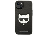 Funda Karl Lagerfeld Saffiano Choupette Head Patch para iPhone 14 Plus - Negra Funda Karl Lagerfeld Saffiano Choupette Head Patch para iPhone 14 Plus - Negra