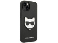 Funda Karl Lagerfeld Saffiano Choupette Head Patch para iPhone 14 Plus - Negra Funda Karl Lagerfeld Saffiano Choupette Head Patch para iPhone 14 Plus - Negra