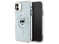 Funda Karl Lagerfeld IML Metal Choupette Head MagSafe para iPhone 11 - Blanca Funda Karl Lagerfeld IML Metal Choupette Head MagSafe para iPhone 11 - Blanca