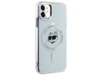 Funda Karl Lagerfeld IML Metal Choupette Head MagSafe para iPhone 11 - Blanca Funda Karl Lagerfeld IML Metal Choupette Head MagSafe para iPhone 11 - Blanca