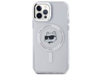 Capa MagSafe para iPhone 12 Karl Lagerfeld IML Metal Choupette Head - Branca Capa MagSafe para iPhone 12 Karl Lagerfeld IML Metal Choupette Head - Branca