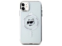 Funda Karl Lagerfeld IML Metal Choupette Head MagSafe para iPhone 11 - Blanca Funda Karl Lagerfeld IML Metal Choupette Head MagSafe para iPhone 11 - Blanca