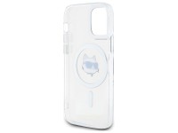 Capa MagSafe para iPhone 12 Karl Lagerfeld IML Metal Choupette Head - Branca Capa MagSafe para iPhone 12 Karl Lagerfeld IML Metal Choupette Head - Branca