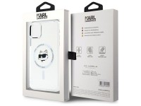 Funda Karl Lagerfeld IML Metal Choupette Head MagSafe para iPhone 11 - Blanca Funda Karl Lagerfeld IML Metal Choupette Head MagSafe para iPhone 11 - Blanca