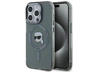 Karl Lagerfeld KLHMP15XHLSKIK iPhone 15 Pro Max 6.7" black/black hardcase IML Metal Karl Head MagSaf Karl Lagerfeld KLHMP15XHLSKIK iPhone 15 Pro Max 6.7" black/black hardcase IML Metal Karl Head MagSaf
