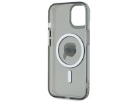 Karl Lagerfeld KLHMP15SHLSKIK iPhone 15 6.1" black/black hardcase IML Metal Karl Head MagSafe