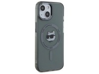 Capa rígida preta/preta Karl Lagerfeld KLHMP15SHLSCHK para iPhone 15 de 6,1 polegadas com conector I Capa rígida preta/preta Karl Lagerfeld KLHMP15SHLSCHK para iPhone 15 de 6,1 polegadas com conector I