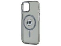 Capa rígida preta/preta Karl Lagerfeld KLHMP15SHLSCHK para iPhone 15 de 6,1 polegadas com conector I Capa rígida preta/preta Karl Lagerfeld KLHMP15SHLSCHK para iPhone 15 de 6,1 polegadas com conector I