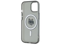Capa rígida preta/preta Karl Lagerfeld KLHMP15SHLSCHK para iPhone 15 de 6,1 polegadas com conector I Capa rígida preta/preta Karl Lagerfeld KLHMP15SHLSCHK para iPhone 15 de 6,1 polegadas com conector I