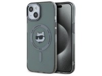 Capa rígida preta/preta Karl Lagerfeld KLHMP15SHLSCHK para iPhone 15 de 6,1 polegadas com conector I Capa rígida preta/preta Karl Lagerfeld KLHMP15SHLSCHK para iPhone 15 de 6,1 polegadas com conector I
