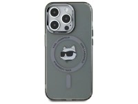 Capa rígida preta/preta Karl Lagerfeld KLHMP15XHLSCHK para iPhone 15 Pro Max 6.7" com conector MagSa Capa rígida preta/preta Karl Lagerfeld KLHMP15XHLSCHK para iPhone 15 Pro Max 6.7" com conector MagSa