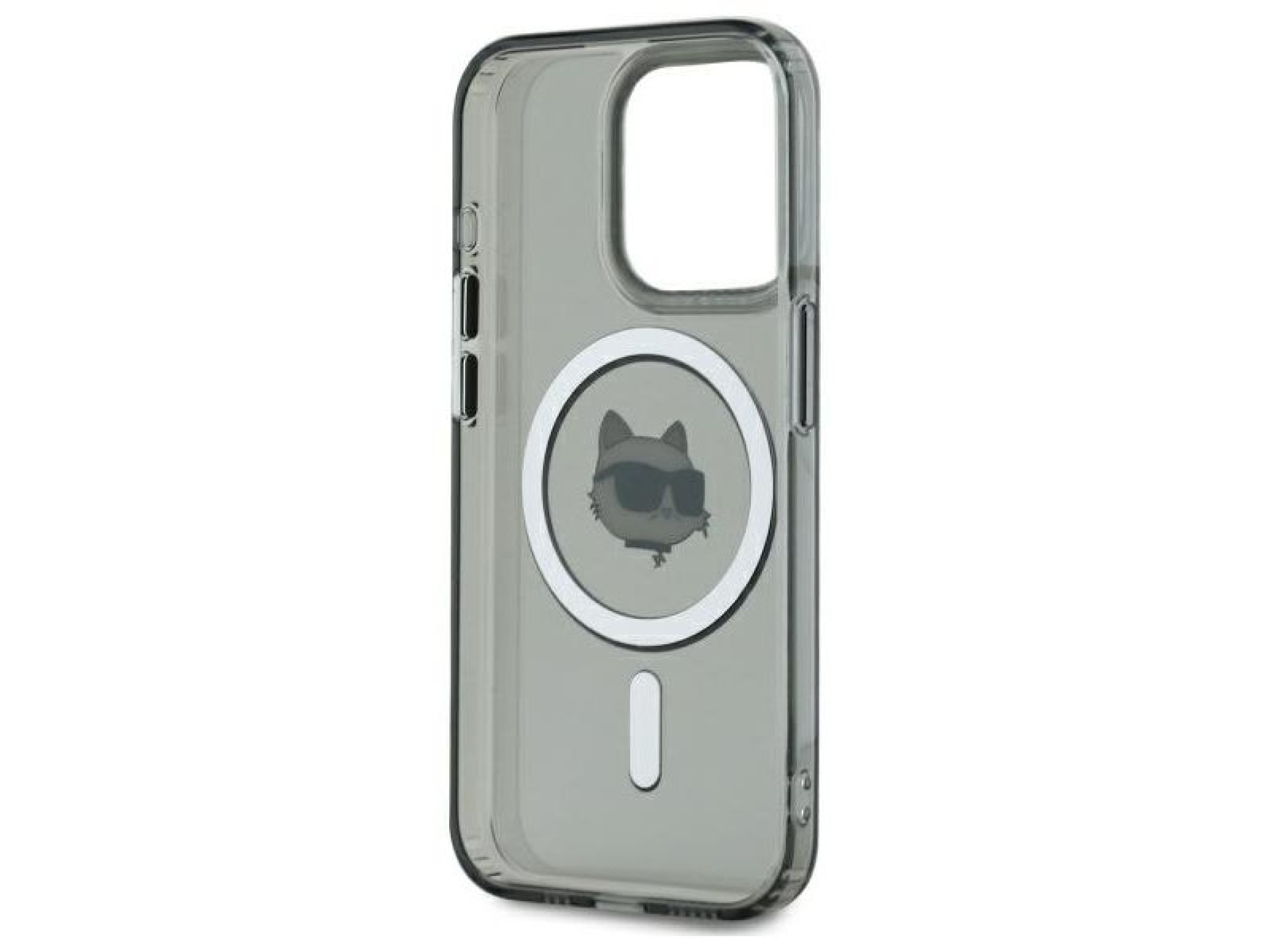 Capa rígida preta/preta Karl Lagerfeld KLHMP15XHLSCHK para iPhone 15 Pro Max 6.7