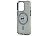 Karl Lagerfeld KLHMP15LHLSCHK iPhone 15 Pro 6.1" negro/negro estuche r�gido IML Metal Choupette Head