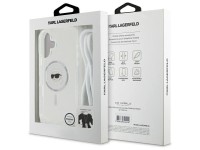 Funda bandolera Karl Lagerfeld IML Karl Head MagSafe para iPhone 16 - Transparente Funda bandolera Karl Lagerfeld IML Karl Head MagSafe para iPhone 16 - Transparente