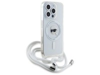 Funda bandolera Karl Lagerfeld IML Karl Head MagSafe para iPhone 16 Pro - Transparente Funda bandolera Karl Lagerfeld IML Karl Head MagSafe para iPhone 16 Pro - Transparente