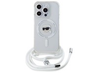 Funda bandolera Karl Lagerfeld IML Karl Head MagSafe para iPhone 16 Pro Max - Transparente Funda bandolera Karl Lagerfeld IML Karl Head MagSafe para iPhone 16 Pro Max - Transparente