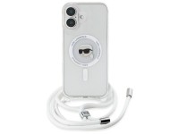 Funda bandolera Karl Lagerfeld IML Karl Head MagSafe para iPhone 16 - Transparente Funda bandolera Karl Lagerfeld IML Karl Head MagSafe para iPhone 16 - Transparente