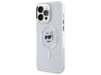 Karl Lagerfeld IML Metal Choupette Head MagSafe Case for iPhone 14 Pro Max - White Karl Lagerfeld IML Metal Choupette Head MagSafe Case for iPhone 14 Pro Max - White