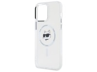 Karl Lagerfeld IML Metal Choupette Head MagSafe Case for iPhone 14 Pro Max - White Karl Lagerfeld IML Metal Choupette Head MagSafe Case for iPhone 14 Pro Max - White