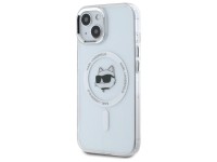 Funda Karl Lagerfeld IML Metal Choupette Head MagSafe para iPhone 15 - Blanca Funda Karl Lagerfeld IML Metal Choupette Head MagSafe para iPhone 15 - Blanca