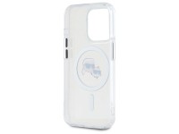 Capa MagSafe Karl Lagerfeld IML Metal Karl&Choupette Head para iPhone 15 Pro Max - Branca Capa MagSafe Karl Lagerfeld IML Metal Karl&Choupette Head para iPhone 15 Pro Max - Branca