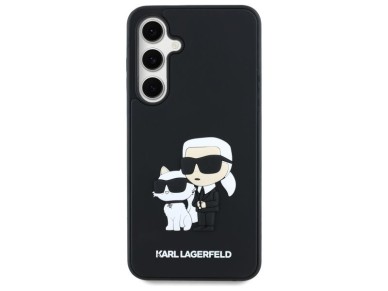Karl Lagerfeld 3D Rubber Karl&Choupette Case for Samsung Galaxy S24 FE - Black Karl Lagerfeld 3D Rubber Karl&Choupette Case for Samsung Galaxy S24 FE - Black