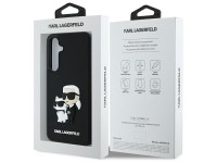 Capa Karl Lagerfeld 3D de borracha Karl&Choupette para Samsung Galaxy S24 FE - Preta Capa Karl Lagerfeld 3D de borracha Karl&Choupette para Samsung Galaxy S24 FE - Preta