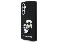 Capa Karl Lagerfeld 3D de borracha Karl&Choupette para Samsung Galaxy S24 FE - Preta Capa Karl Lagerfeld 3D de borracha Karl&Choupette para Samsung Galaxy S24 FE - Preta