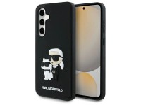 Capa Karl Lagerfeld 3D de borracha Karl&Choupette para Samsung Galaxy S24 FE - Preta Capa Karl Lagerfeld 3D de borracha Karl&Choupette para Samsung Galaxy S24 FE - Preta