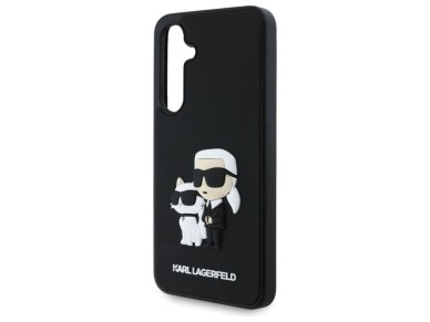 Karl Lagerfeld 3D Rubber Karl&Choupette Case for Samsung Galaxy S24 FE - Black Karl Lagerfeld 3D Rubber Karl&Choupette Case for Samsung Galaxy S24 FE - Black