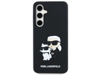 Capa Karl Lagerfeld 3D de borracha Karl&Choupette para Samsung Galaxy S24 FE - Preta Capa Karl Lagerfeld 3D de borracha Karl&Choupette para Samsung Galaxy S24 FE - Preta