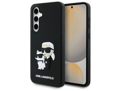 Karl Lagerfeld 3D Rubber Karl&Choupette Case for Samsung Galaxy S24 FE - Black Karl Lagerfeld 3D Rubber Karl&Choupette Case for Samsung Galaxy S24 FE - Black