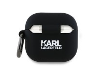 Funda 3D de silicona con cabeza de Choupette de Karl Lagerfeld para AirPods 4 - Negra Funda 3D de silicona con cabeza de Choupette de Karl Lagerfeld para AirPods 4 - Negra
