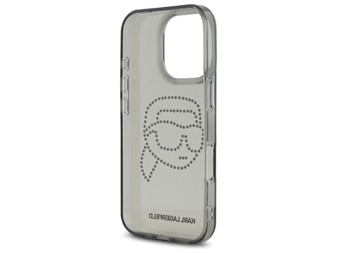 Karl Lagerfeld KLHCP16XHKHDCELK iPhone 16 Pro Max 6.9" black/black hardcase IML Rhinestones Karl Hea