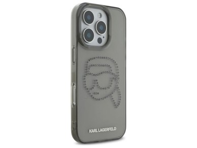 Karl Lagerfeld KLHCP16XHKHDCELK iPhone 16 Pro Max 6.9" black/black hardcase IML Rhinestones Karl Hea Karl Lagerfeld KLHCP16XHKHDCELK iPhone 16 Pro Max 6.9" black/black hardcase IML Rhinestones Karl Hea
