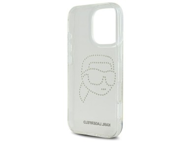 Karl Lagerfeld KLHCP16XHKHDCELT iPhone 16 Pro Max 6.9" transparent hardcase IML Rhinestones Karl Hea Karl Lagerfeld KLHCP16XHKHDCELT iPhone 16 Pro Max 6.9" transparent hardcase IML Rhinestones Karl Hea