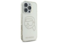 Karl Lagerfeld KLHCP16XHKHDCELT iPhone 16 Pro Max 6.9" transparent hardcase IML Rhinestones Karl Hea Karl Lagerfeld KLHCP16XHKHDCELT iPhone 16 Pro Max 6.9" transparent hardcase IML Rhinestones Karl Hea