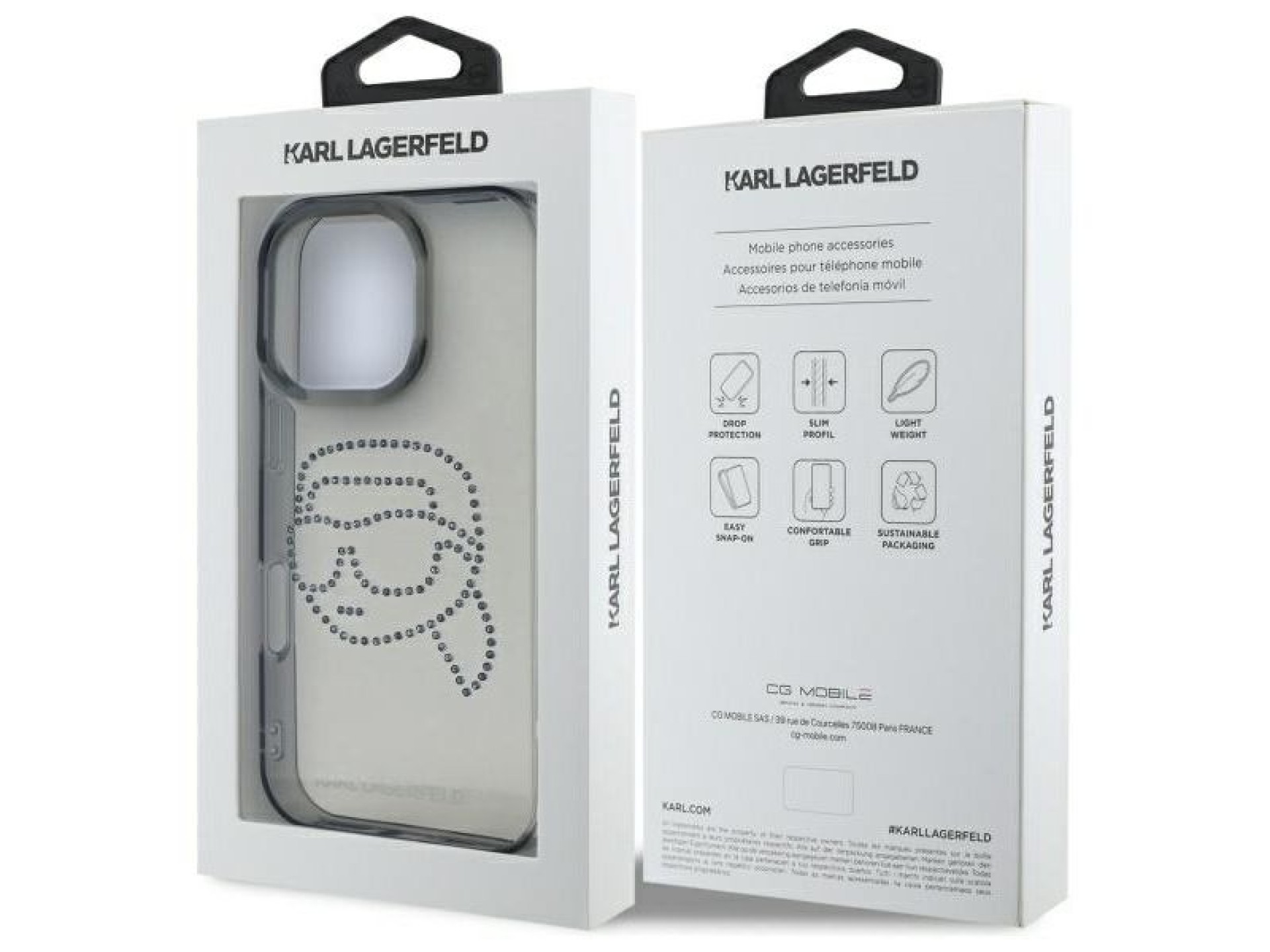 Karl Lagerfeld KLHCP16XHKHDCELK iPhone 16 Pro Max 6.9