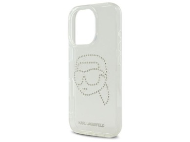 Karl Lagerfeld KLHCP16XHKHDCELT iPhone 16 Pro Max 6.9" transparent hardcase IML Rhinestones Karl Hea Karl Lagerfeld KLHCP16XHKHDCELT iPhone 16 Pro Max 6.9" transparent hardcase IML Rhinestones Karl Hea
