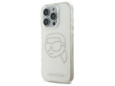 Karl Lagerfeld KLHCP16XHKHDCELT iPhone 16 Pro Max 6.9" transparent hardcase IML Rhinestones Karl Hea Karl Lagerfeld KLHCP16XHKHDCELT iPhone 16 Pro Max 6.9" transparent hardcase IML Rhinestones Karl Hea