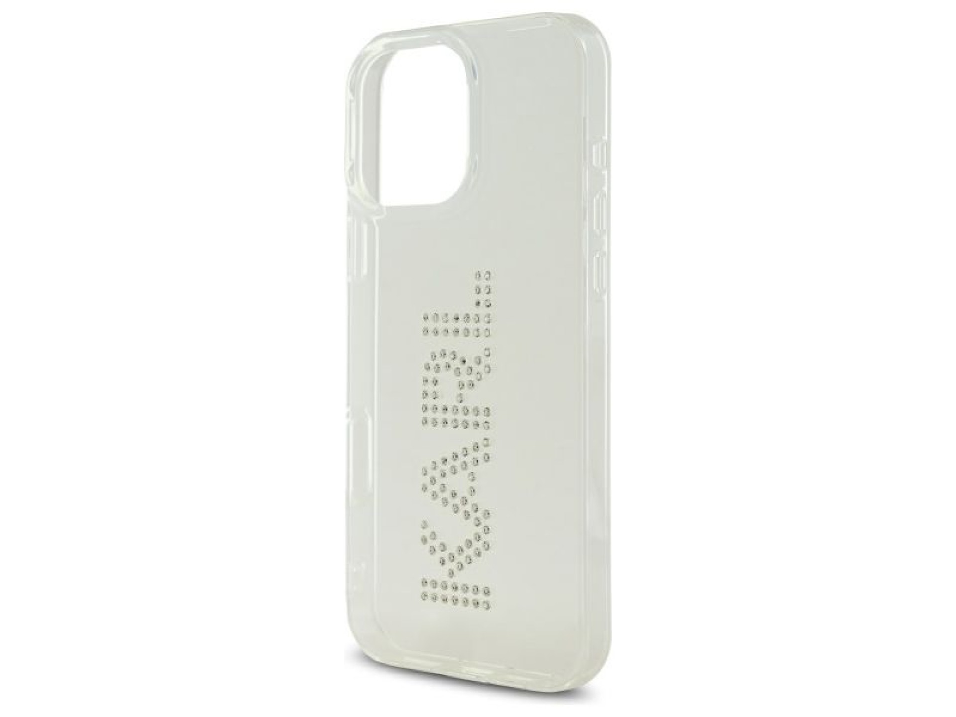 Funda rígida transparente Karl Lagerfeld KLHCP16XHKLSTDCT para iPhone 16 Pro Max de 6,9