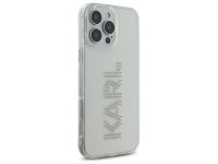 Funda rígida transparente Karl Lagerfeld KLHCP16XHKLSTDCT para iPhone 16 Pro Max de 6,9" con logotip Funda rígida transparente Karl Lagerfeld KLHCP16XHKLSTDCT para iPhone 16 Pro Max de 6,9" con logotip