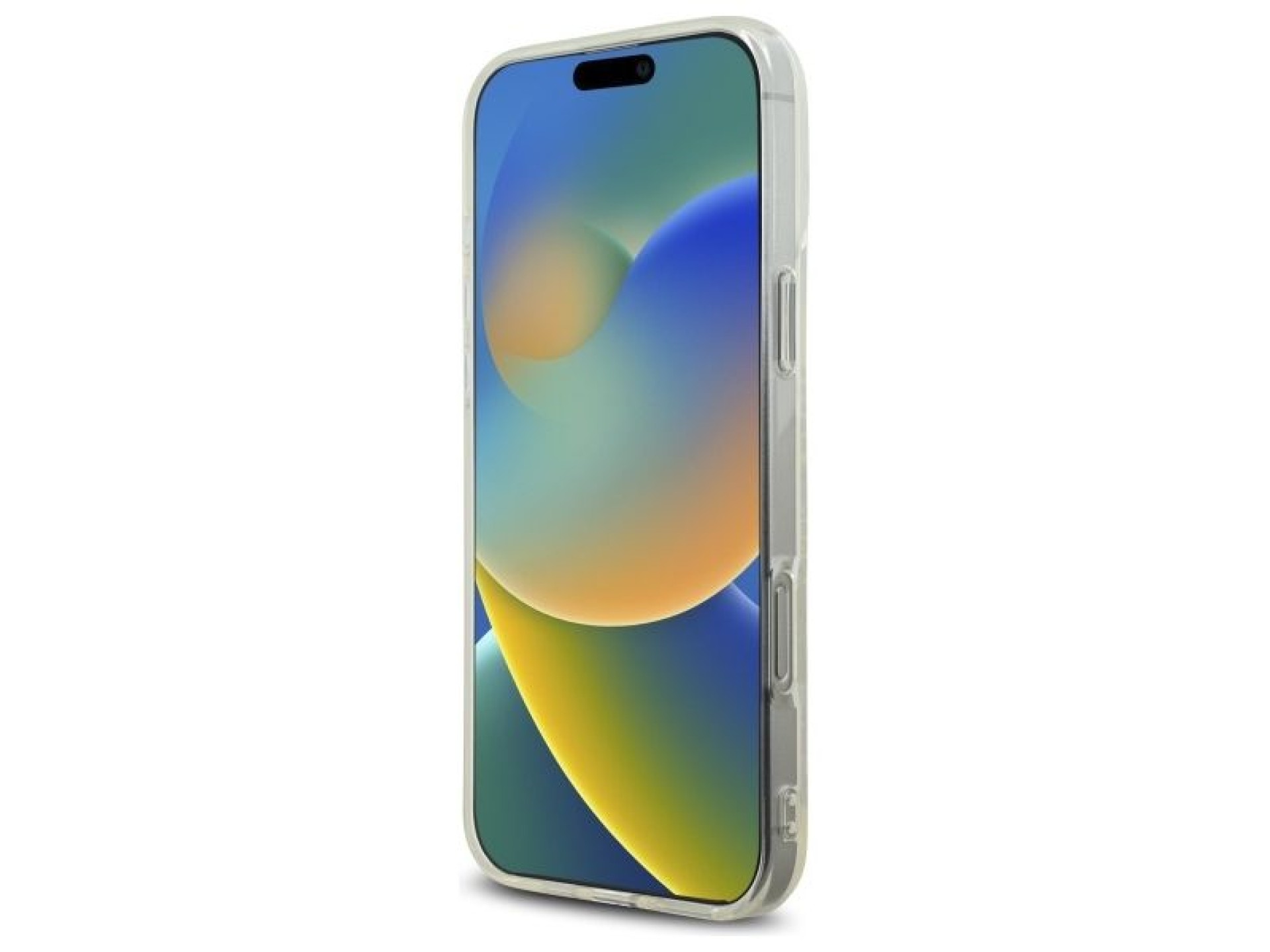 Funda rígida transparente Karl Lagerfeld KLHCP16XHKLSTDCT para iPhone 16 Pro Max de 6,9