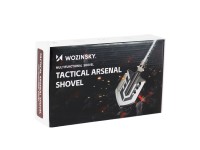 Pala multifuncional de supervivencia y bushcraft Wozinsky WSS-211 con rompecuchillos, pedernal, silb