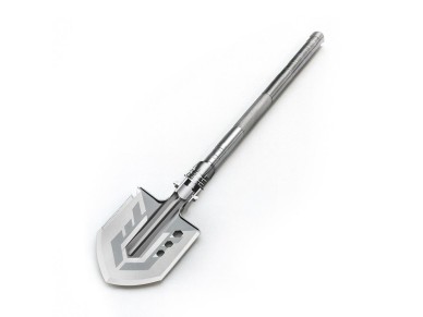 Wozinsky WSS-211 survival bushcraft shovel multifunctional knife breaker flint whistle harpoon 21 in