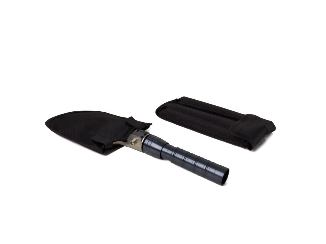 Pala multifuncional de supervivencia y bushcraft Wozinsky WSS-211 con rompecuchillos, pedernal, silb