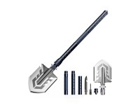 Pala multifuncional de supervivencia y bushcraft Wozinsky WSS-211 con rompecuchillos, pedernal, silb