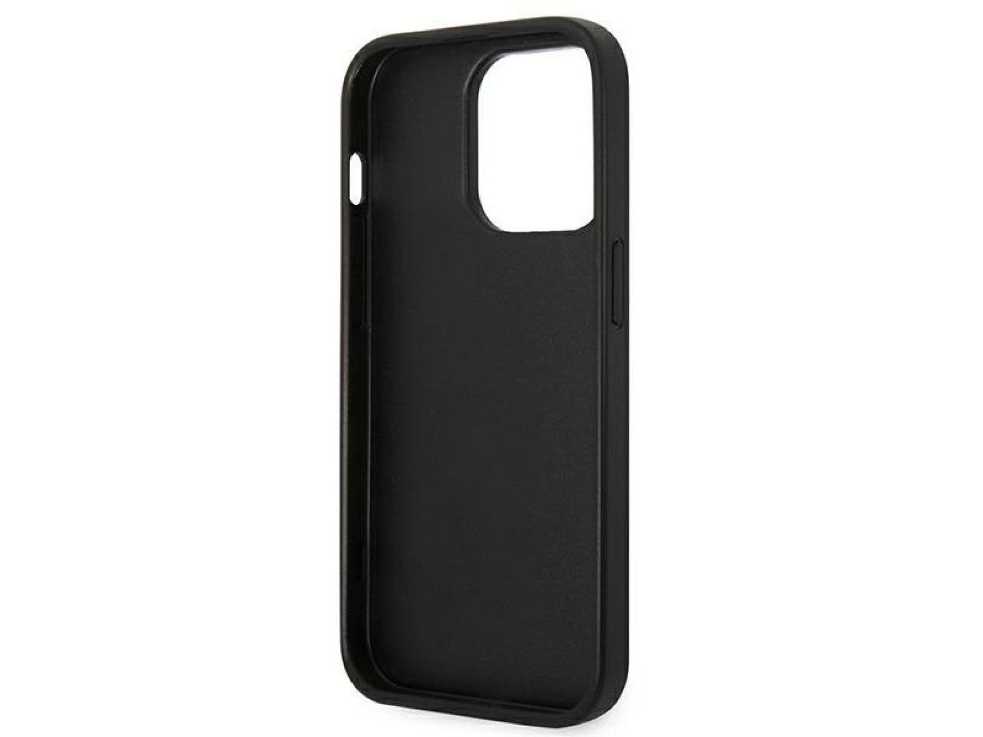 Capa Karl Lagerfeld Saffiano Choupette Head Patch para iPhone 14 Pro Max - prata