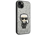 Karl Lagerfeld KLHCP14MGFKPG iPhone 14 Plus 6.7" carcasa rígida plateada / purpurina plateada Ikonik Karl Lagerfeld KLHCP14MGFKPG iPhone 14 Plus 6.7" carcasa rígida plateada / purpurina plateada Ikonik
